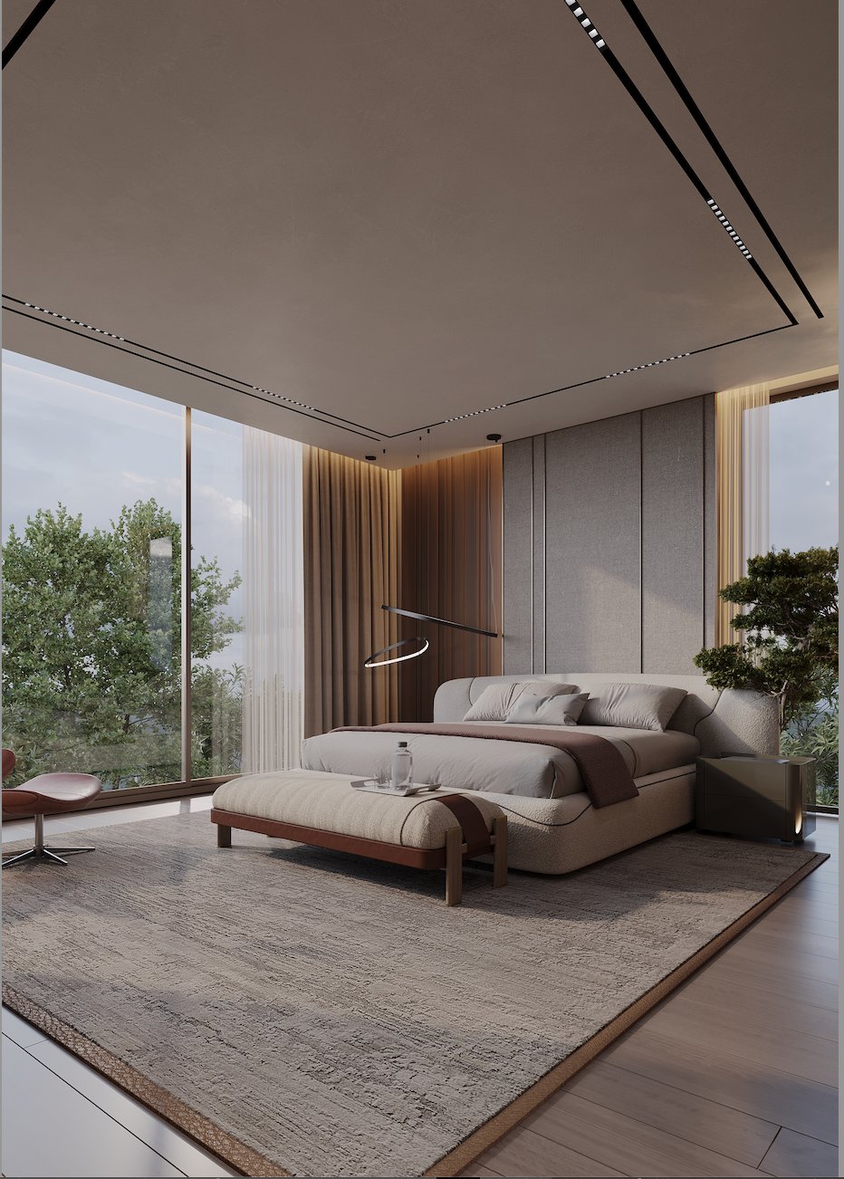 Aurora Residences master suite